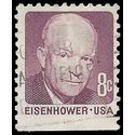 #1395 8c Eisenhower Booklet Single 1970 Used