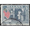 Malaya # 80 1957 Used
