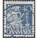 Denmark # 238j 1940 Used Thin
