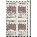 Canada # 516 1970 Used Corner Block of 4
