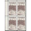 Canada # 516 1970 Used Corner Block of 4