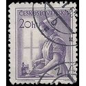 Czechoslovakia # 646 1954 Used