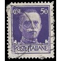 Italy # 221 1929 Used Paper on Back
