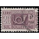 Italy #Q69 1946 Used Left Half