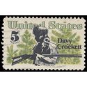 #1330 5c American Folklore Davy Crockett 1967 Used