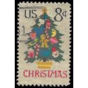 #1508 8c Needlepoint Christmas Tree 1973 Used