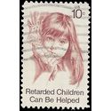 #1549 10c Retarded Children 1974 Used