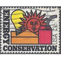 #1723 13c Energy Conservation 1977 Used