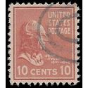 # 815 10c Presidential Issue John Tyler 1938 Used