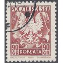 Poland #J131 1951 CTO
