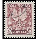 Poland #J139 1953 CTO