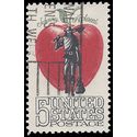 #1317a 5c American Folklore Johnny Appleseed 1966 used Tagged