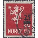 Norway # 302 1949 Used