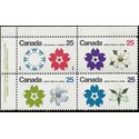 Canada # 508-511 1970 Mint NH PB of 4