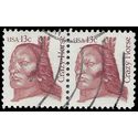 #1855 13c Great Americans Crazy Horse 1982 Used Pair