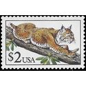 #2482 $2.00 Flora & Fauna Bobcat 1990 Mint NH