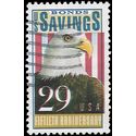 #2534 29c 50th Anniversary Savings Bonds 1991 Used
