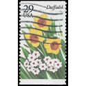 #2761 29c Garden Flowers Booklet Single Daffodil 1993 Used