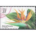#3310 33c Tropical Flowers Bird of Paradise 1999 Used
