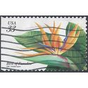 #3310 33c Tropical Flowers Bird of Paradise 1999 Used