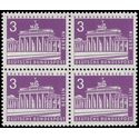 Germany Berlin #9N120a 1963 Mint NH Block of 4