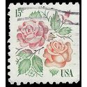 #1737 15c Red Masterpiece and Medallion Roses Booklet Single 1978 Used
