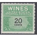 Scott RE130 20c Internal Revenue: Wines 1942 Mint NH