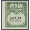 Scott RE181 $20.00 Internal Revenue: Wines 1949 Mint NH