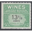 Scott RE185 13 2/5c Internal Revenue: Wines 1942 Mint NH