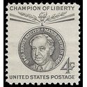 #1136 4c Champions of Liberty Ernst Reuter 1959 Mint NH