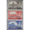 Kuwait # 117-119 1953 Mint LH Set of 3