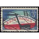 #1325 5c 150th Anniversary Erie Canal 1967 Used