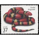 #3814 37c Reptiles and Amphibians Scarlet Kingsnake  2003 Mint NH