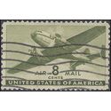 Scott C 26 8c US Air Mail Twin Motored Transport Plane 1944 Used