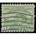 # 728 1c Fort Dearborn 1933 Used