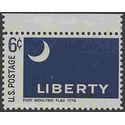 #1345 6c Historic Flags Ft. Moultrie 1968 Mint NH