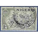 Nigeria #  81 1953 Used