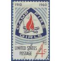 #1167 4c 50th Anniversary Camp Fire Girls 1960 Used