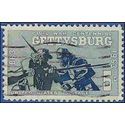 #1180 5c Civil War Centennial Gettysburg 1963 Used