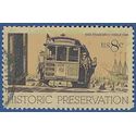 #1442 8c Historic Preservation Cable Car San Francisco 1971 Used