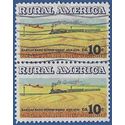 #1506 10c Rural America Wheat Fields and Trains 1974 Used Attached Pair