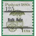 #2133a 12.5c Transportation Issue Pushcart 1880s Precancel 1985 Used