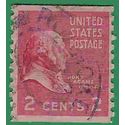 # 841 2c Presidential Series-John Adams Coil Single 1939 Used