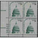 #1591 9c Americana Issue Capitol Dome PB/4 1975 Mint NH Shiny Gum