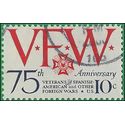 #1525 10c 75th Anniversary Veterans of Foreign Wars 1974 Used