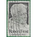 #1526 10c Robert Frost 1974 Used