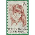 #1549 10c Retarded Children 1974 Used