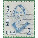 #2169 2c Great Americans Mary Lyon 1987 Used