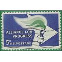 #1234 5c Alliance For Progress 1963 Used