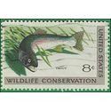 #1427 8c Wildlife Conservation Trout 1971 Used